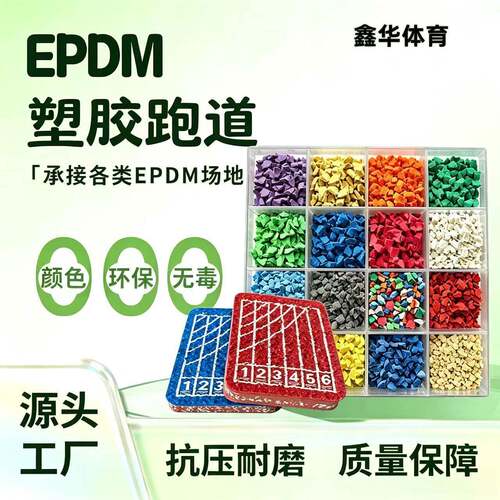 epdm橡胶篮球场地胶游乐区幼儿园操场国标透气型塑胶跑道施工