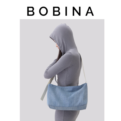 BOBINA帆布包手提斜挎编织托特包