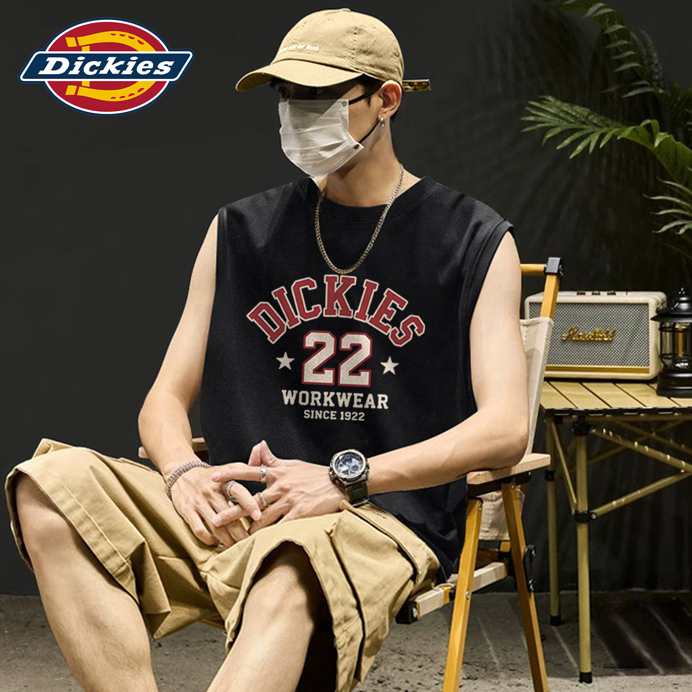 【官方正品】Dickies纯棉背心男