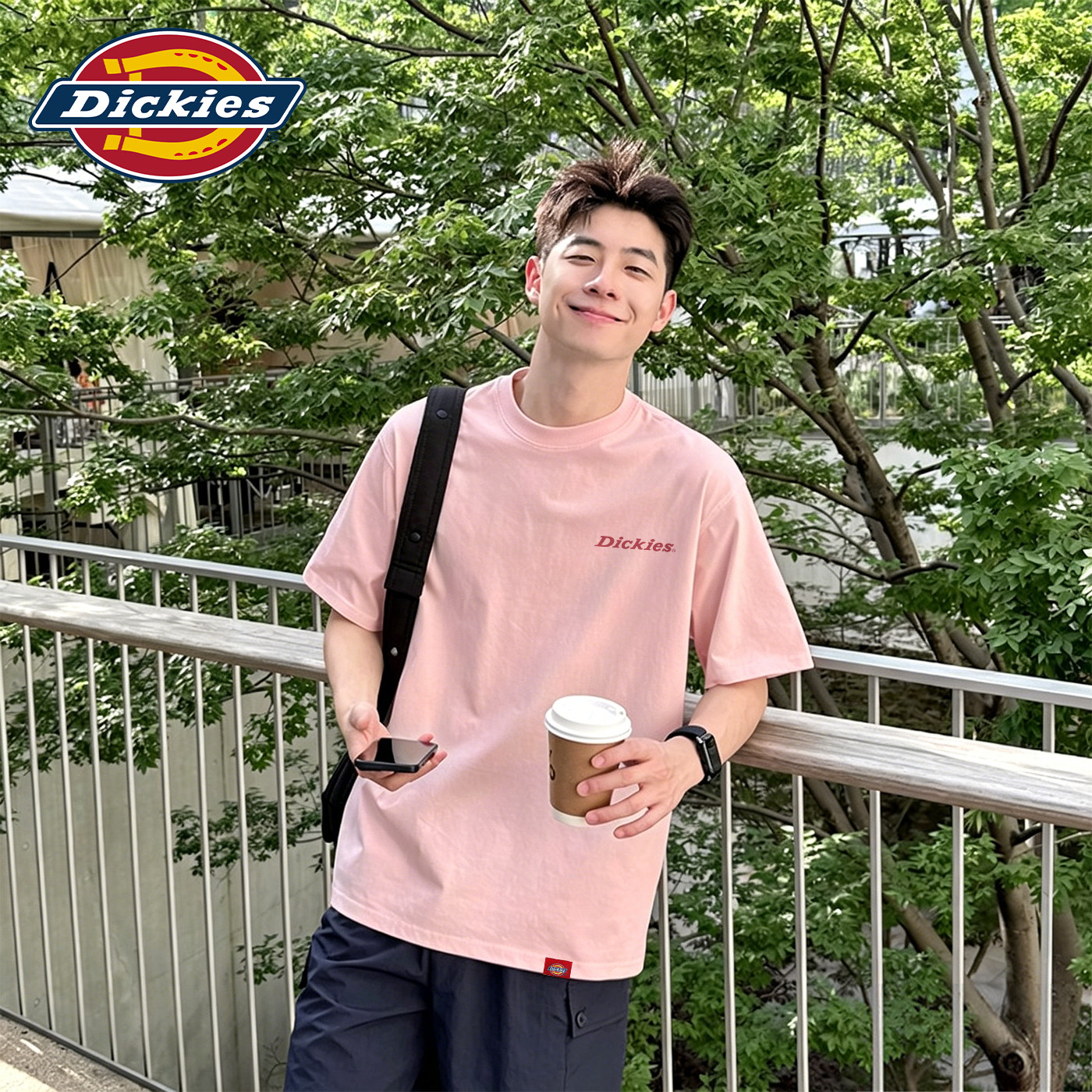 【100%纯棉】dickies潮牌短袖男