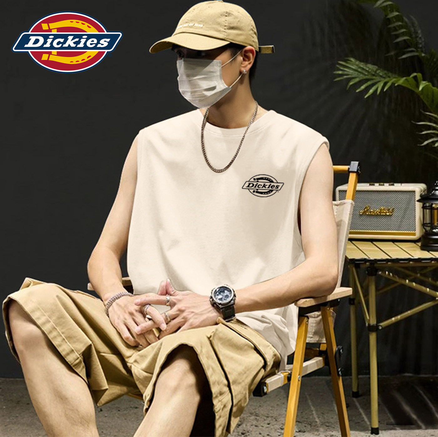 【官方正品】Dickies纯棉背心男