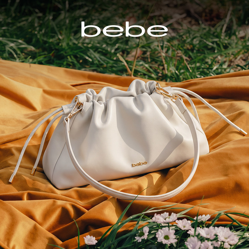 bebe 牛皮托特包云朵包通勤大容量软皮单肩斜挎包腋下包图片