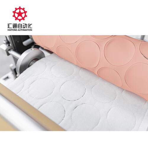 插机式卸手妆棉型椭圆型卸妆棉方片HT-RC05圆片机汇通高速卸妆棉