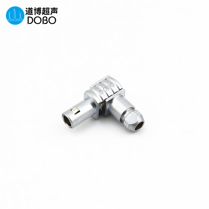 C5弯插头 直角 FLC.00超音波监视器线接头公头测厚仪探伤仪连接器