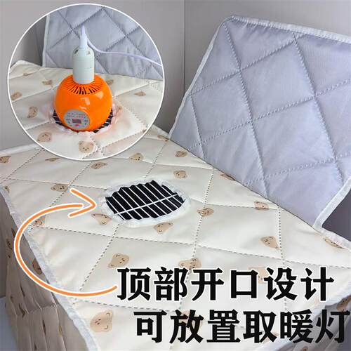 仓鼠铁笼保暖罩金丝熊冬季保温过冬防风防寒棉窝加厚加棉笼衣罩