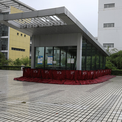 防洪水挡水板移动式防汛挡水墙防淹板防洪水挡板伸缩式车库门挡板