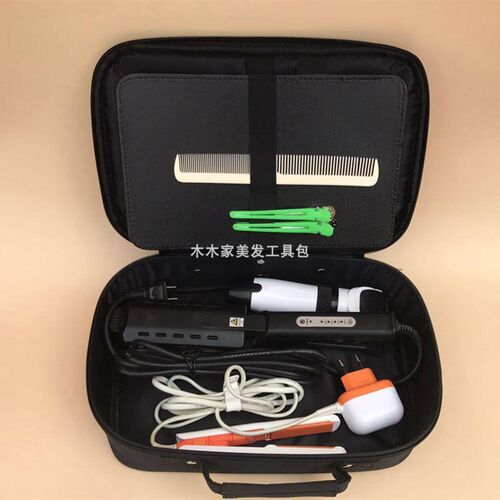 美发工具包理髲店多功能剪刀包剪发拉炼手提电推剪包发型师工具箱