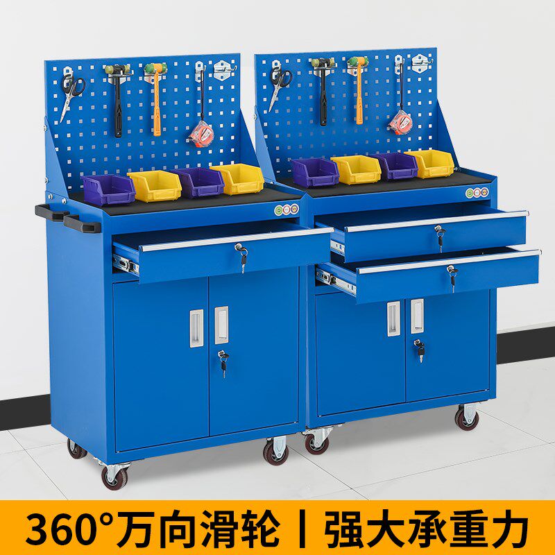 移动工具柜车间用抽屉式带轮子零件柜五金工具箱汽修工具收纳柜子