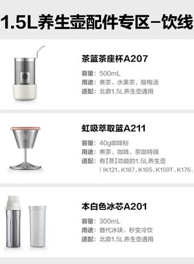 【养生壶配件】萃取篮/茶篮茶座/炖盅/蒸笼/快食篮/冰芯/旅行包