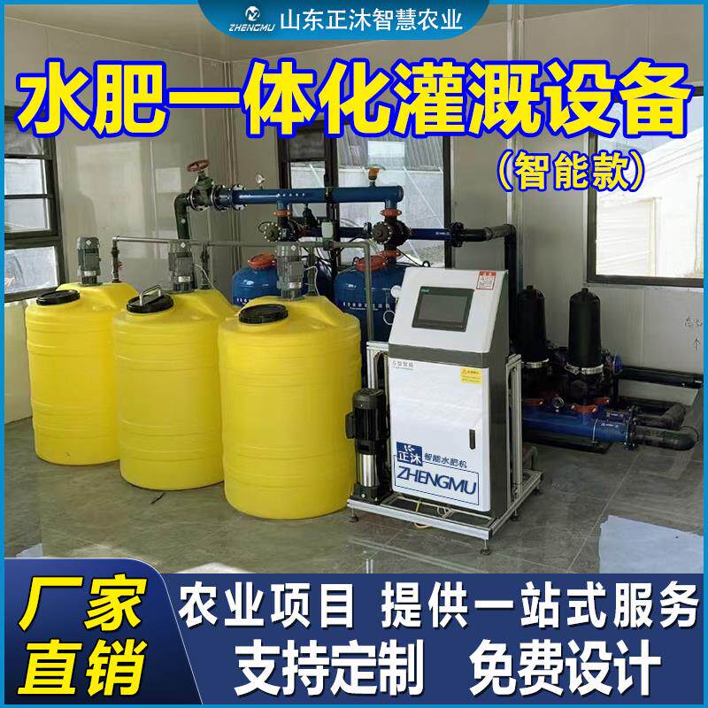 水肥一体化滴灌设备过滤全自动智能水肥一体机农业蓝莓滴喷灌施肥