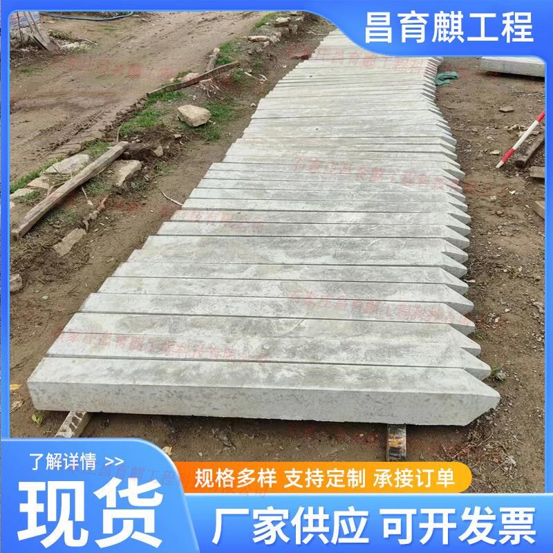 水泥位移桩 国标质量混凝土位移沉降桩位移方桩尖桩带十字观测点