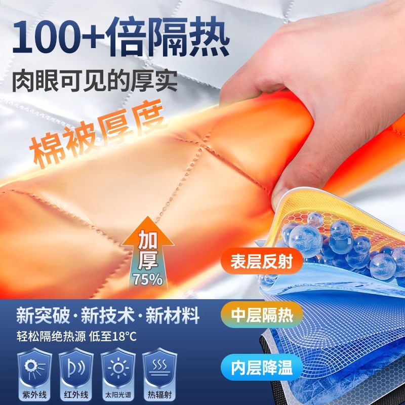 汽车遮阳罩车罩车罩防晒防雨隔热前挡风玻璃遮阳挡防尘盖布全身罩