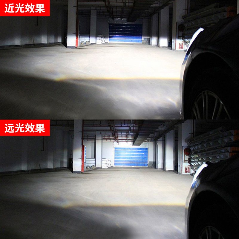 氙气灯套装汽车快启氙气灯泡H1H4H7远近光一体80W超亮强光改装