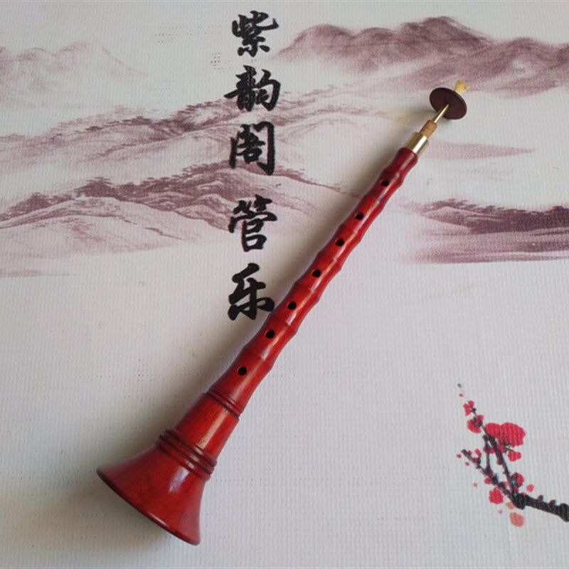 乐器乌木演奏型木碗唢呐DC调新疆唢呐乐器送铝合金盒子包邮