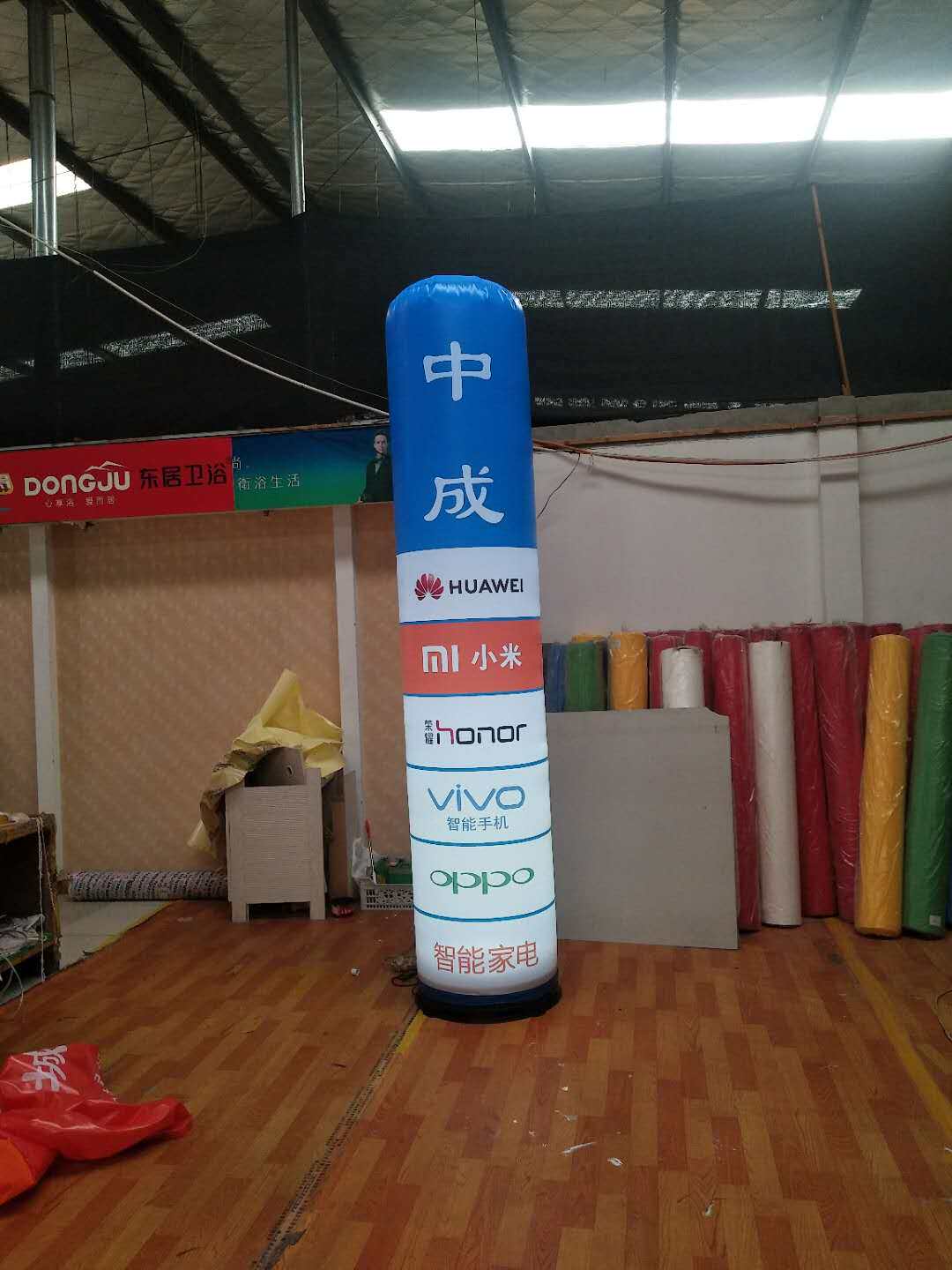 充气灯柱灯光气模柱夜市手机家电广告气柱卡通路引充气灯箱柱
