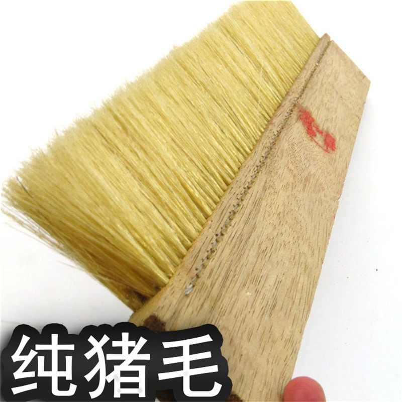 猪毛大刷子 大毛刷子工业用猪 鬃刷子 大号 长柄 排刷 动物毛板刷
