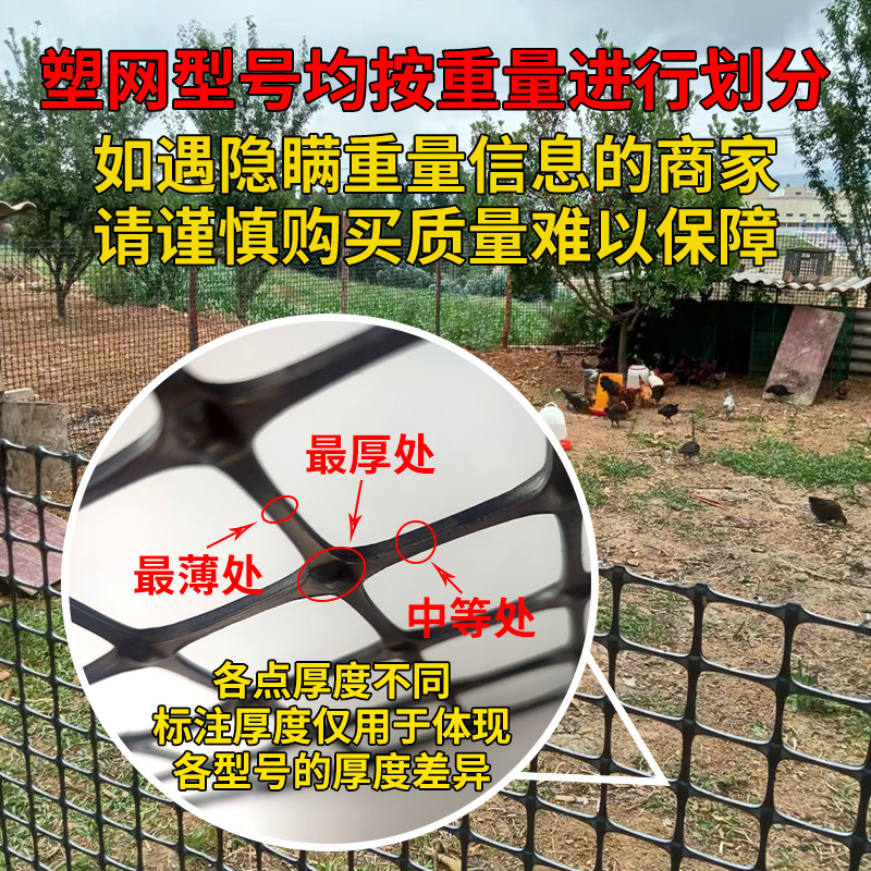 围栏网养鸡养殖塑料防护网家用鱼塘农村拦鸡鸭果园鸡舍菜地护栏网