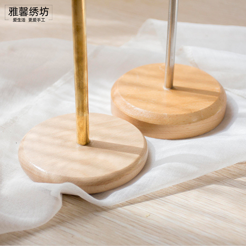 秀丝雅绕线机器圆形手动木质实木DIY穿珠器快速串珠穿绕线器