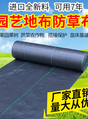 农用抗老化防草布除草布园艺地布盖草黑色果树果园大棚透气保湿
