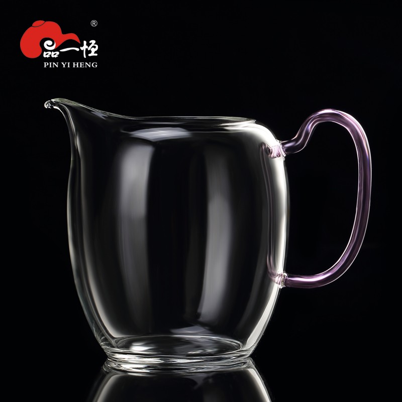 品一恒满怀玻璃公道杯加厚耐热过滤日式茶漏套装茶海分茶器高档
