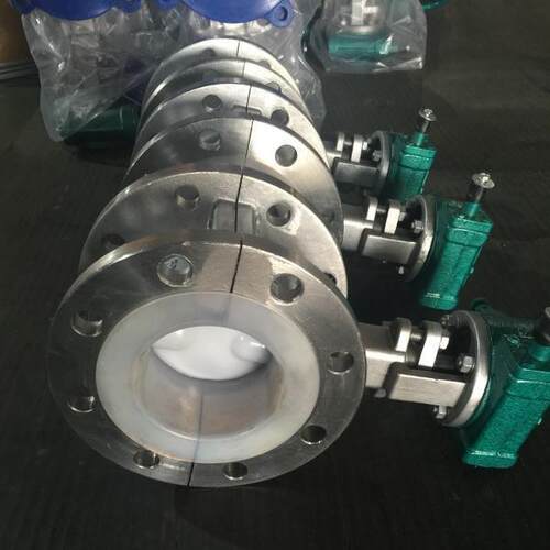 D341PFA-16P不锈钢衬氟法兰球阀 PFA衬氟塑蝶阀 全衬氟PFA蝶阀