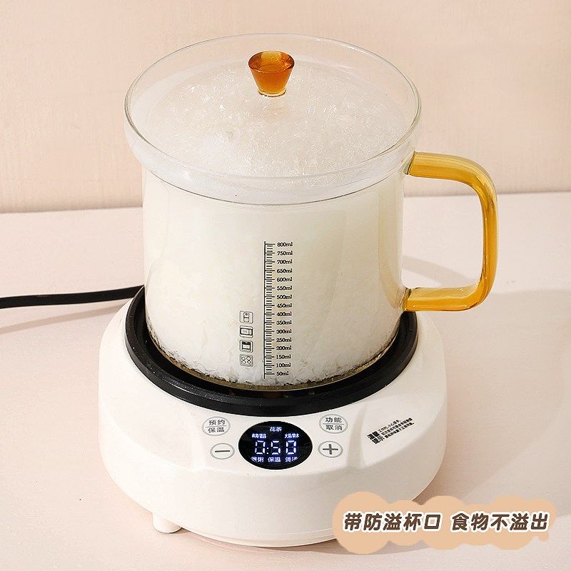 2024新款养生壶家用多功能煮粥办公室花茶煮茶器全玻璃分体式宿舍