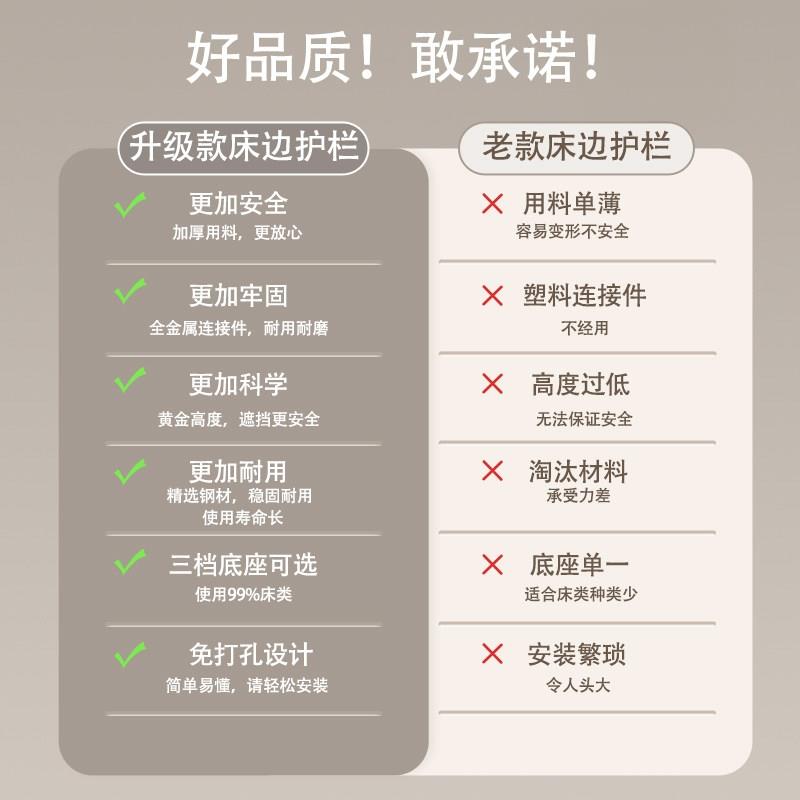 老人床围栏护栏婴儿挡板防摔防掉床起床起身辅助器床边扶手栏杆