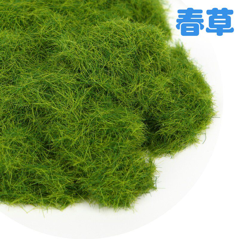 室内绿植仿真青苔苔藓植物绿草坪假草造景假山吸水石绿草装饰鱼缸