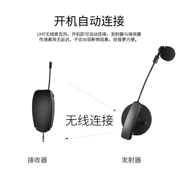 吉他专用麦克风无线乐器收音话筒乐队演出手机音响小提琴拾音器