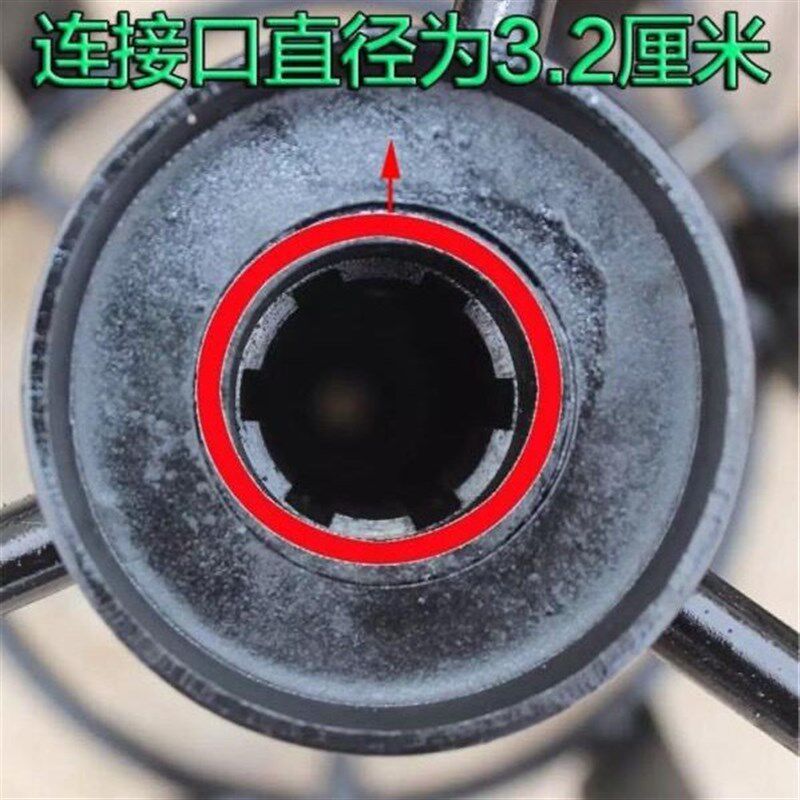 101121手扶拉机配件短轴六花键旋耕机刀轴刀架配套
