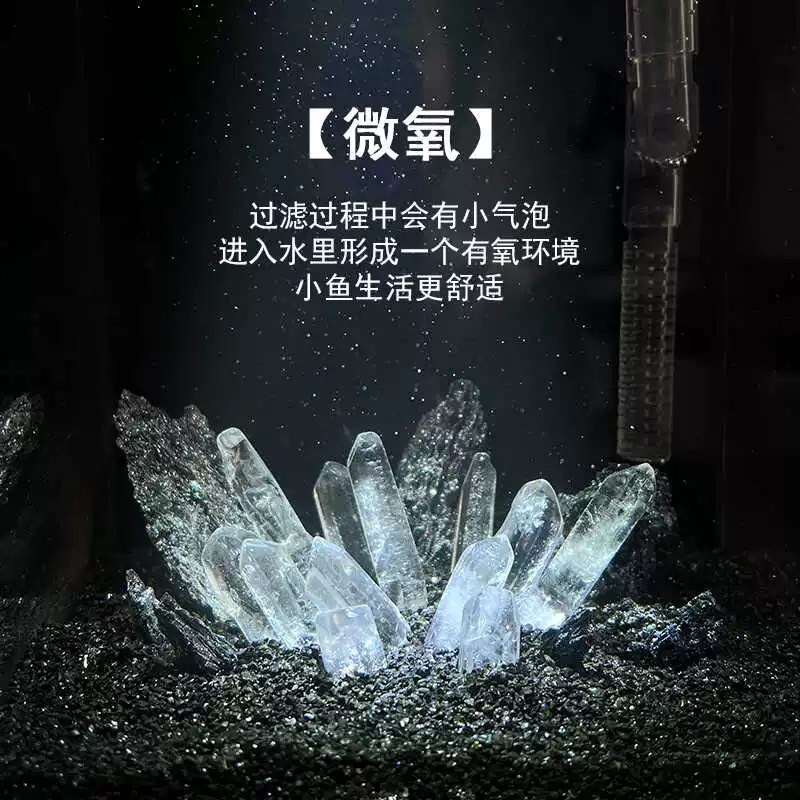 暗黑斗鱼专用鱼缸玻璃缸水晶缸桌面孔雀鱼造景小型家用创意图片