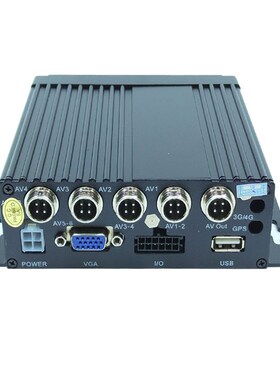 高清4路SD卡车载录像机监控器同轴AHD200万车用1080P主机模拟MDVR