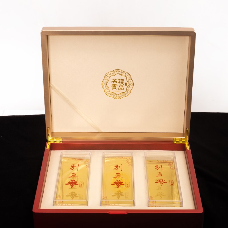 别直参高丽参两支装三支装红色精美礼盒包装盒空盒子送人送礼厂家