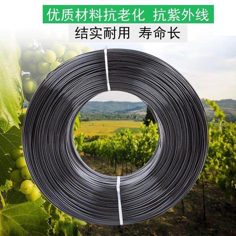 高强度塑钢线大棚托膜线拉线百香果葡萄棚搭架扎丝养殖专用线