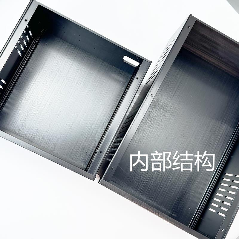 120*210全铝合金外壳电源滤波器铝机壳 电脑仪器铝壳 前后级机箱图片