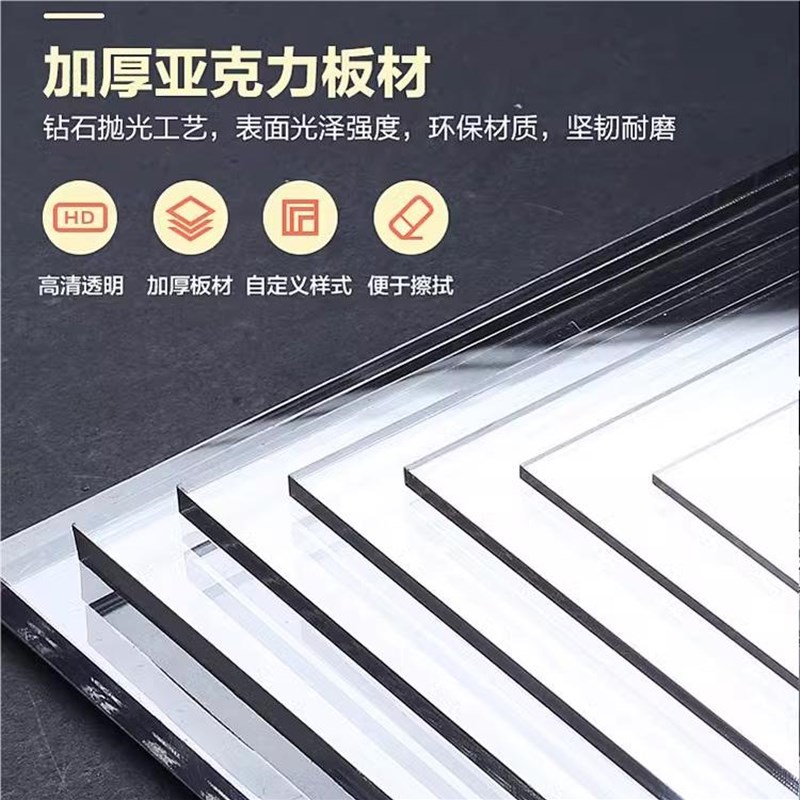 门禁翼闸亚克力挡板人行通道闸门板配件摆闸通道闸挡板翼门板定做