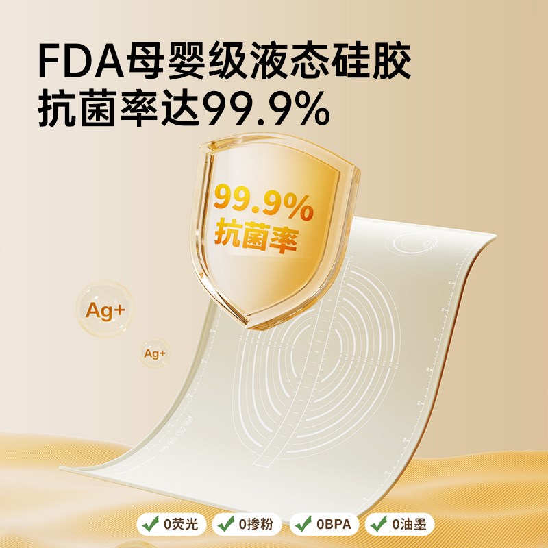 包邮炊大皇揉面垫加厚食品级硅胶擀面垫硅胶揉面垫子烘焙垫防滑