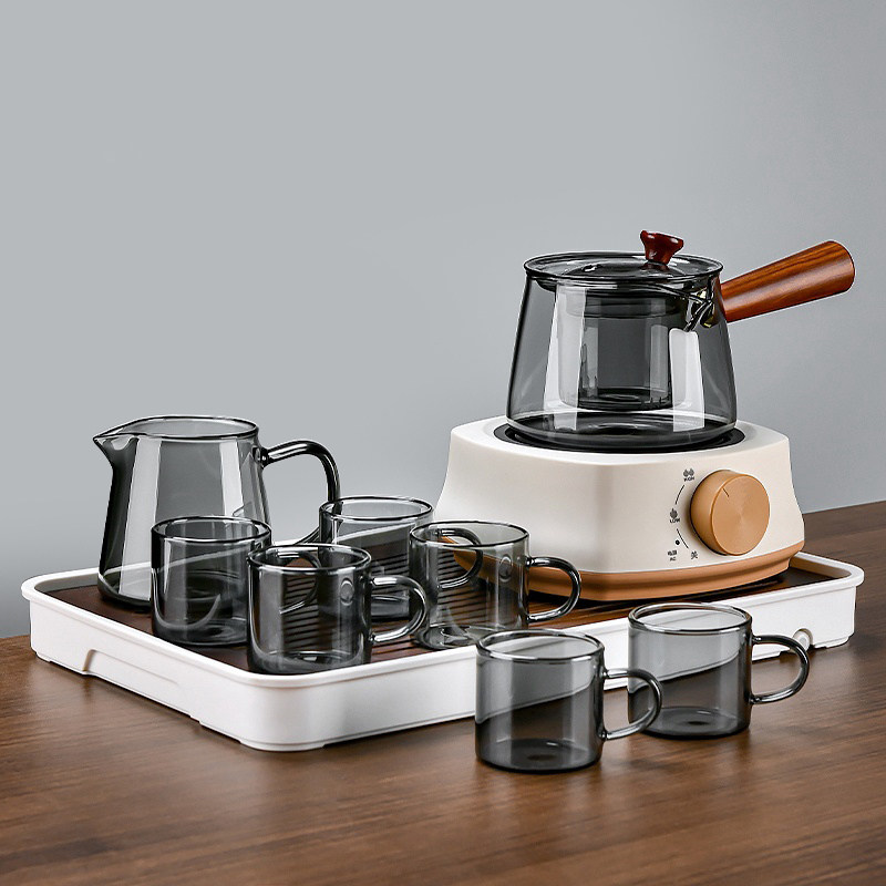 玻璃茶具2025新款茶壶茶杯整套办公室会客功夫茶煮茶泡茶喝茶套装