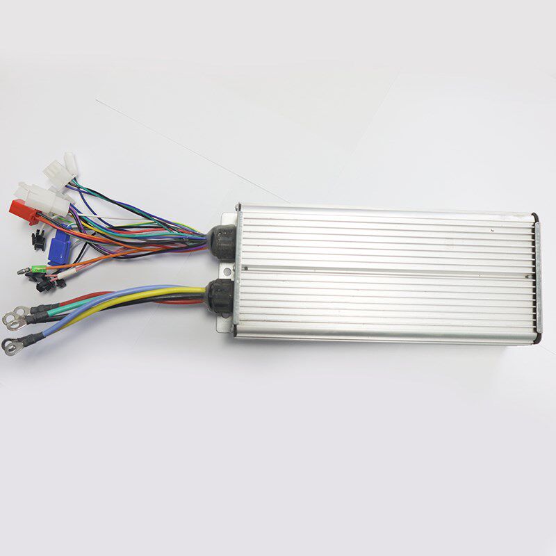 工程电动三轮车无刷电机方波控制器800w15管2速电子刹智能调速器