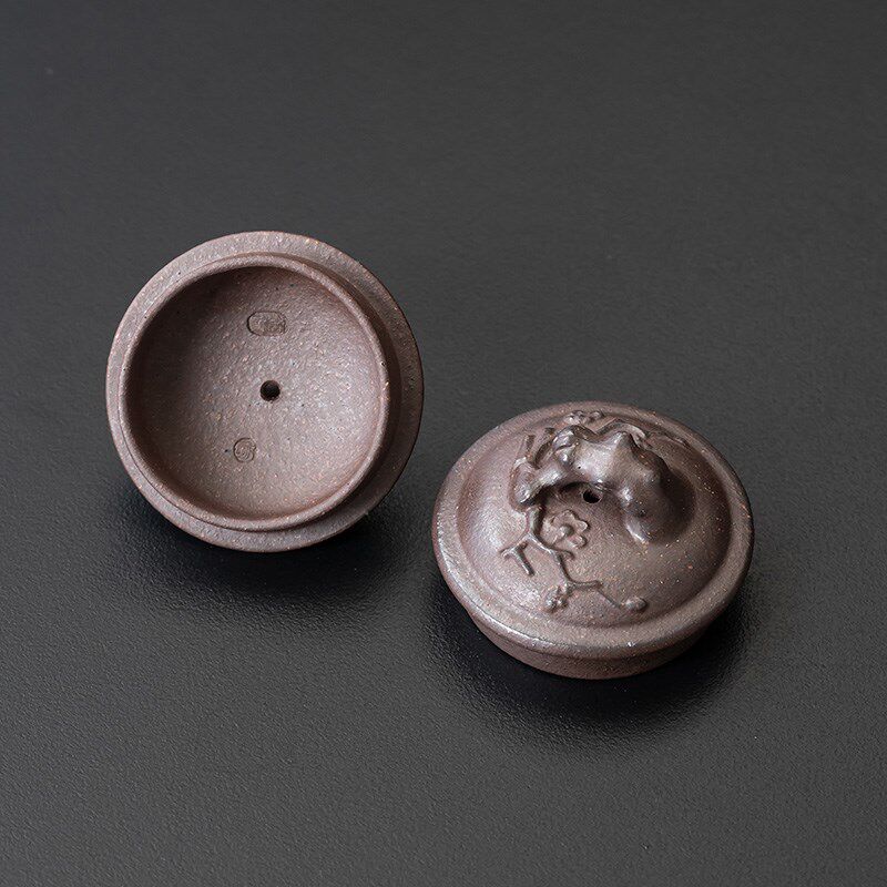 一个的价格宜兴半手工茶壶盖子可选紫黄朱绿黄泥砂茶具盖子配件