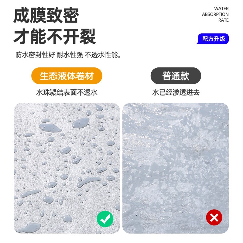 防水涂料房屋补漏材料屋顶外墙防水防晒涂料墙面天台户外阳台防水