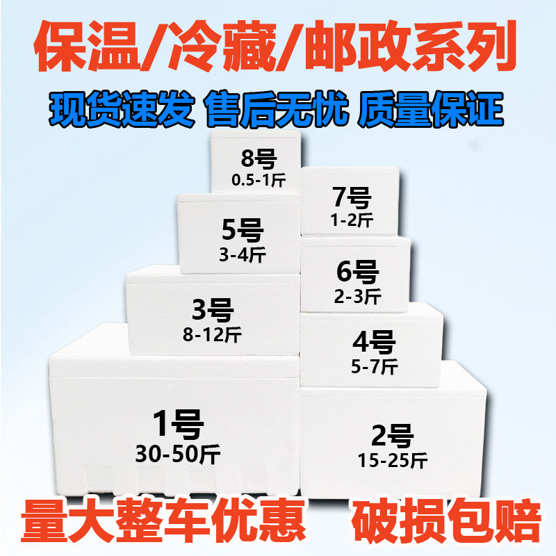 邮政快递专用保温冷藏泡沫箱图片
