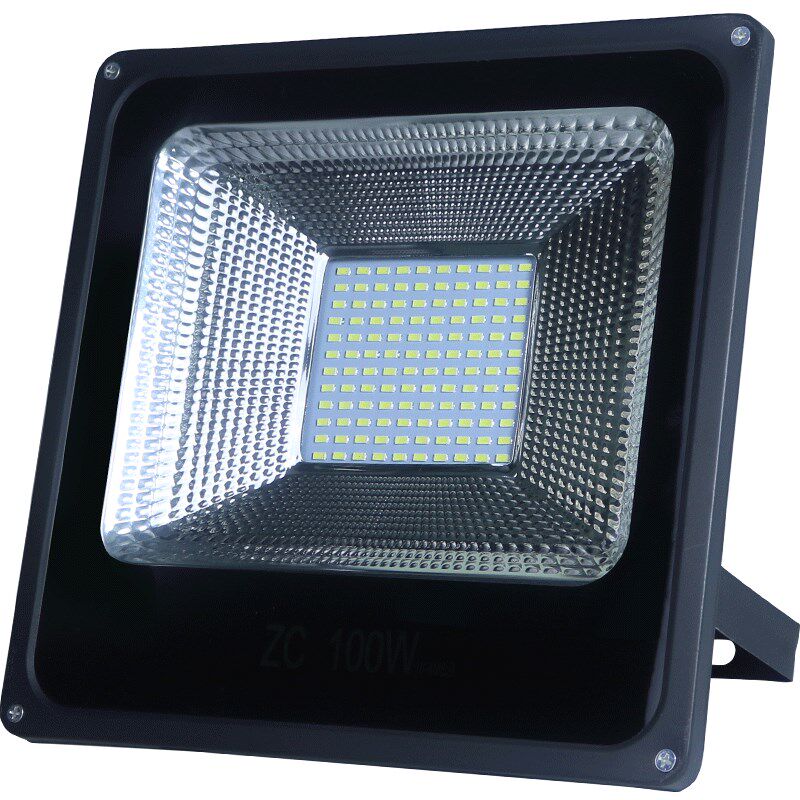 低压led投光灯12v24V50w100W户外防水交直流船用电瓶夜市摆摊射灯