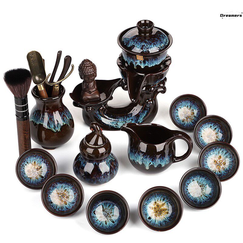 。网红爆款茶具工夫烧茶具泡差距茶具老式潮州功夫茶具福建功夫茶