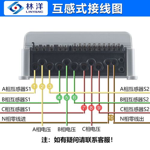 正品林洋DTSD71三相四线多功能电能表380V峰谷平工业用分时段电表