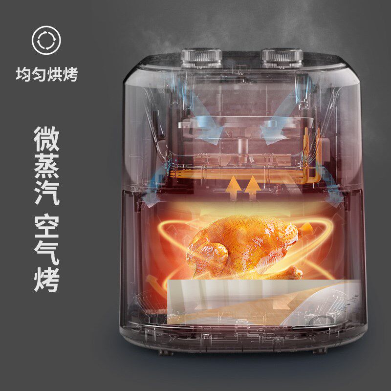 LIVEN/利仁空气炸锅家用新款智能可视电炸锅全自动炸烤箱烹饪机