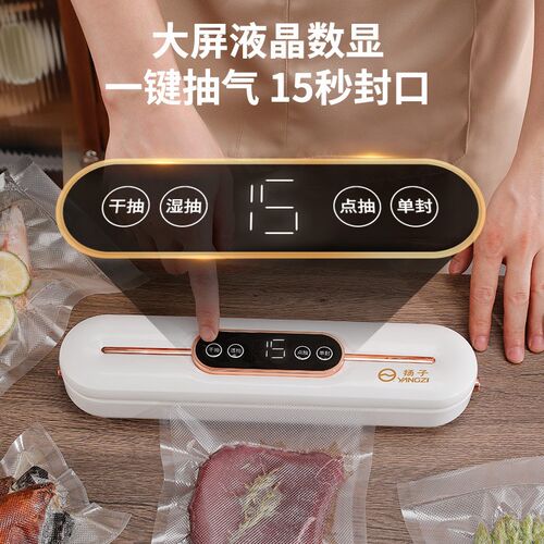 美规110V抽真空袋封口机食品包装密封机塑封机家用英规欧规220V