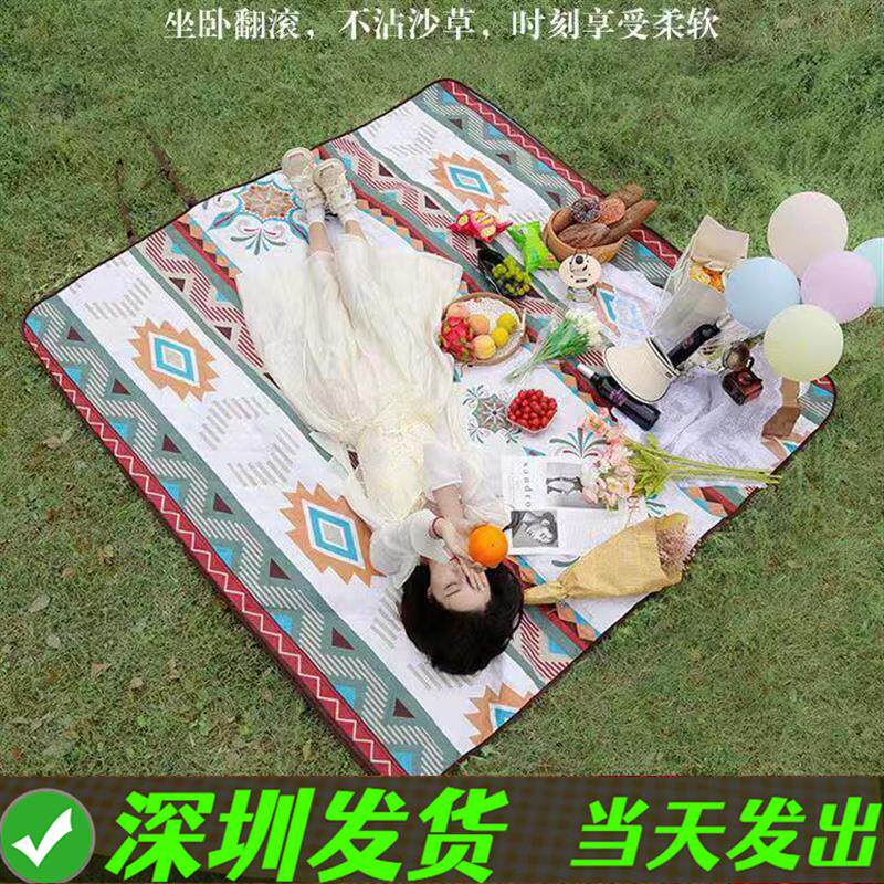 深圳野餐垫防潮垫户外露营便携坐垫郊游防水野营野炊地垫可机洗