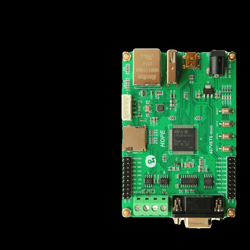 浩普STM32F407VET6 开发板 mini 型485 CAN 以太网 超STM32F103