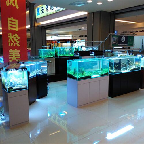 鱼缸底柜 水族箱低柜超白缸底柜水草缸迷你景观底柜 可定做ada